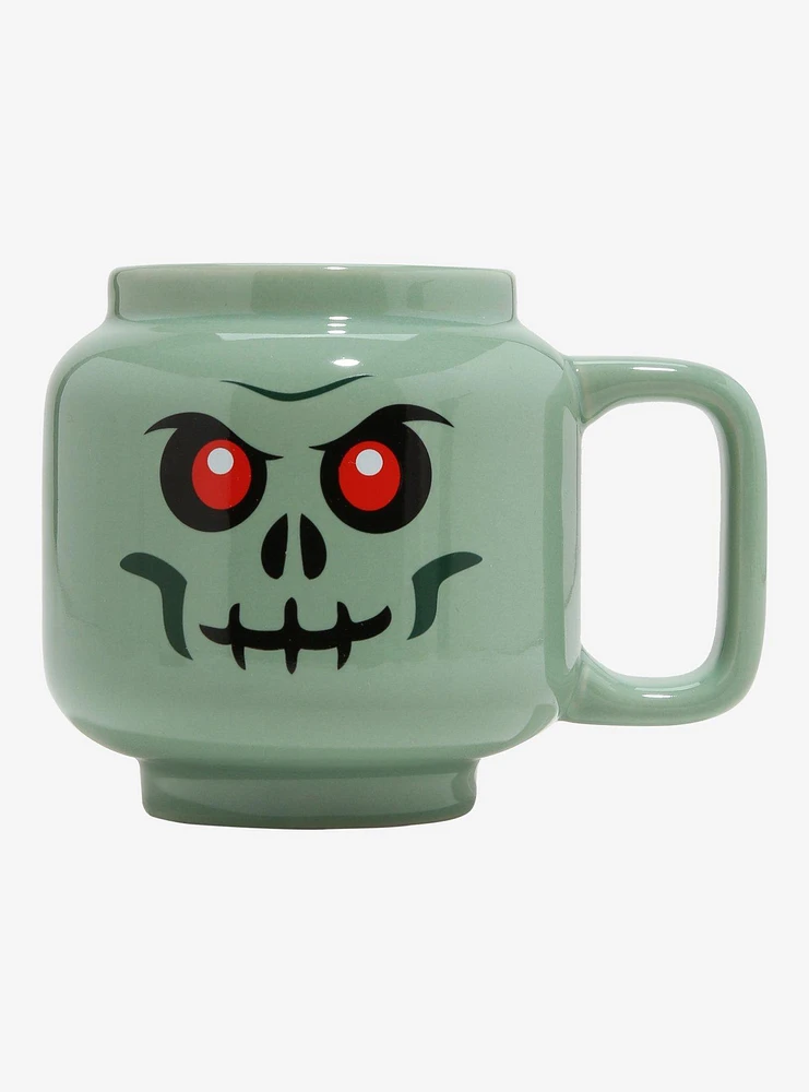 LEGO Green Skeleton Head Mug