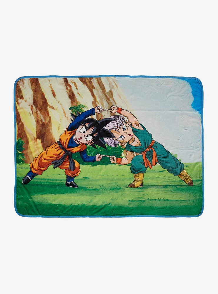 Dragon Ball Z Goten Trunks Throw Blanket