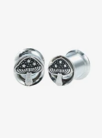 Steel Mushroom Inlay Plug 2 Pack