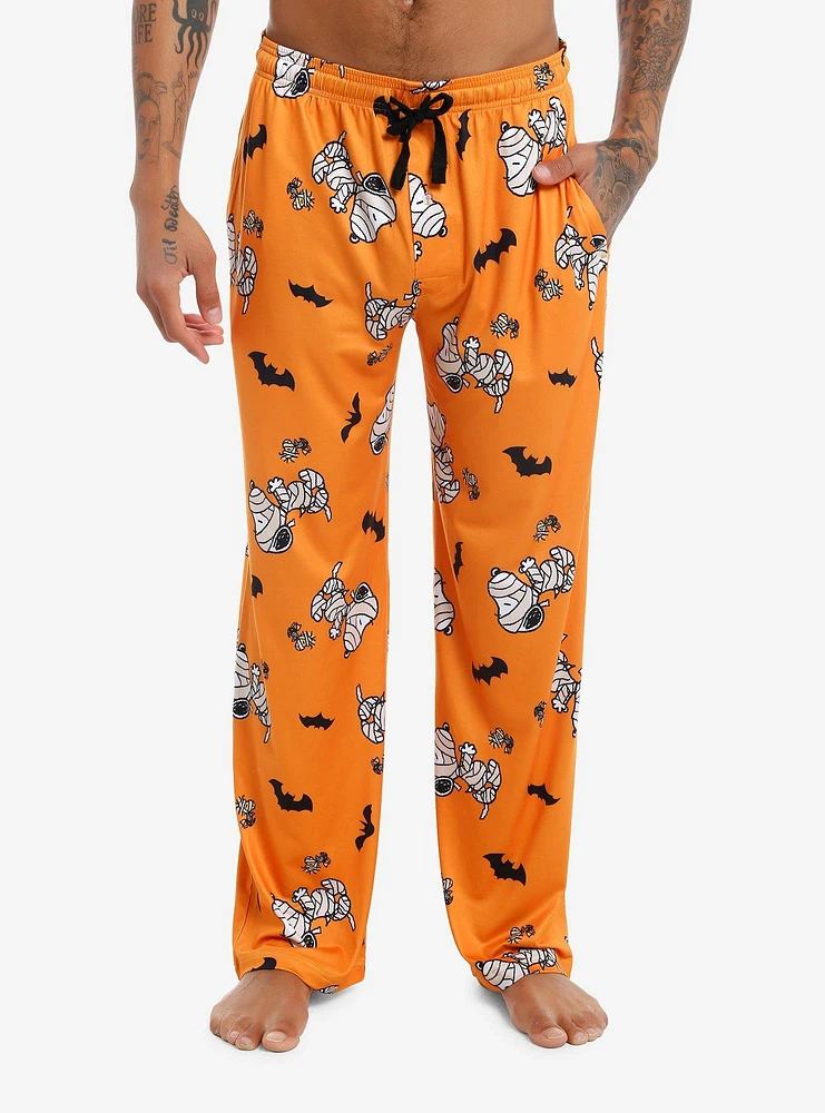 Peanuts Snoopy & Woodstock Mummy Halloween Pajama Pants