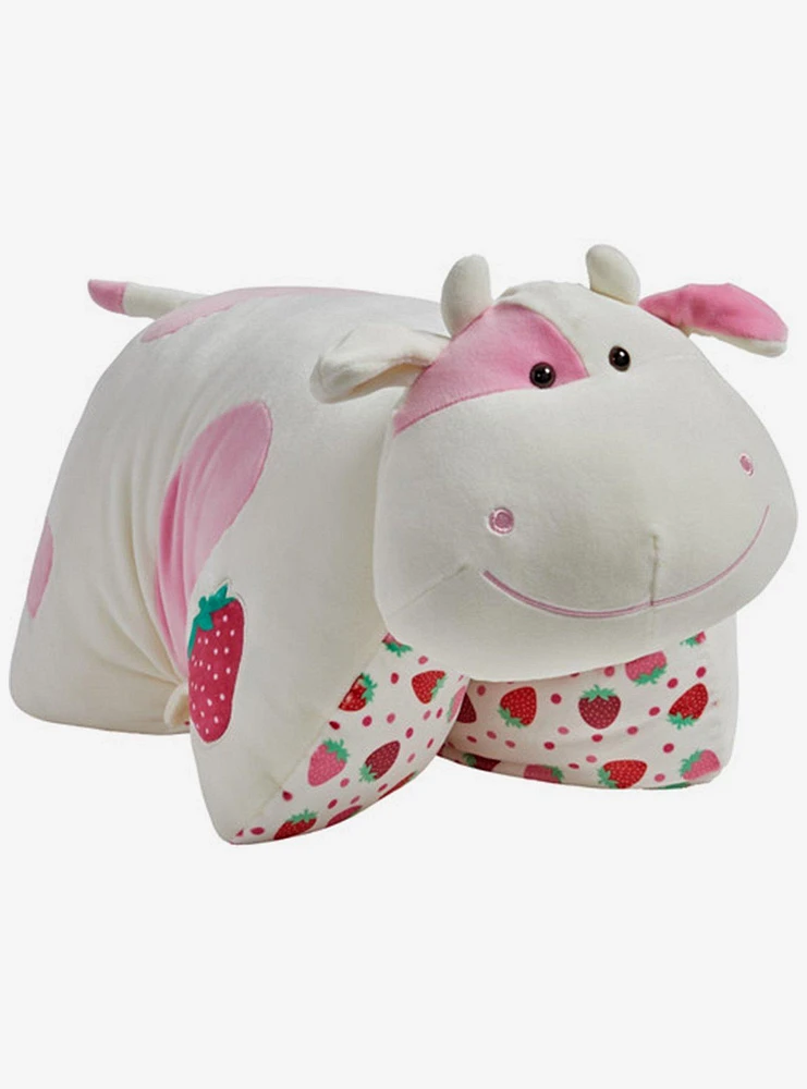 Sweet Scented Strawberry Cow Pillow Pet Puff