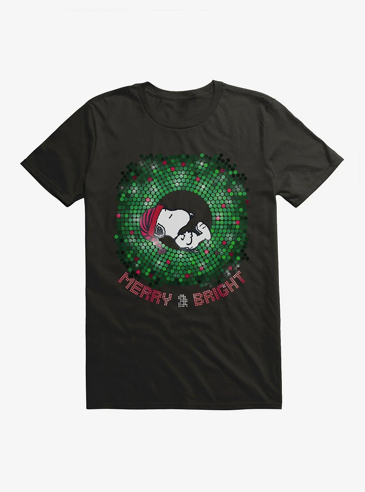 Peanuts Merry And Bright Snoopy Dots T-Shirt