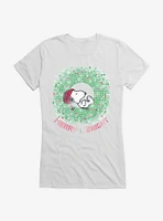 Peanuts Merry And Bright Snoopy Dots Girls T-Shirt