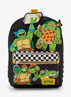 Teenage Mutant Ninja Turtles Pizza Checkered Mini Backpack