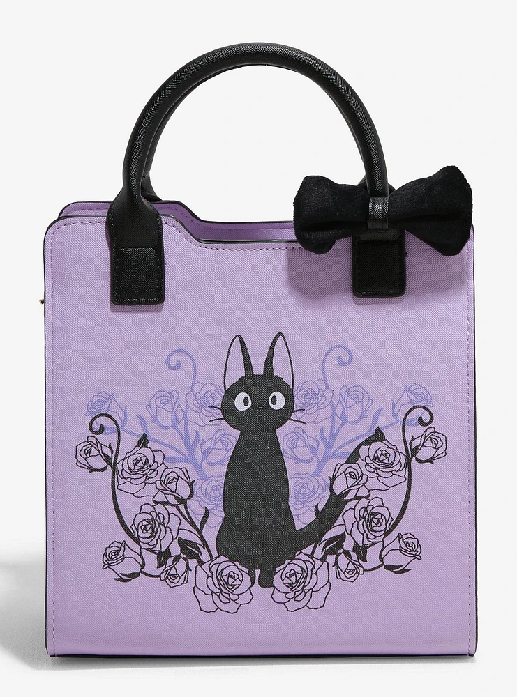 Studio Ghibli® Kiki's Delivery Service Jiji Bow Floral Mini Satchel Bag