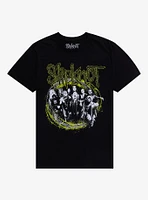 Slipknot Yellow Barb Wire Group Photo T-Shirt