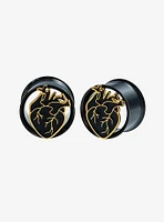 Steel Anatomical Heart Plug 2 Pack