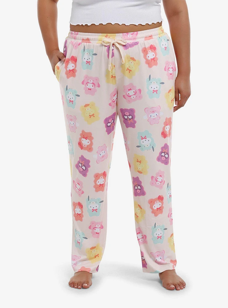 Hello Kitty And Friends Teddy Bear Costume Pajama Pants Plus