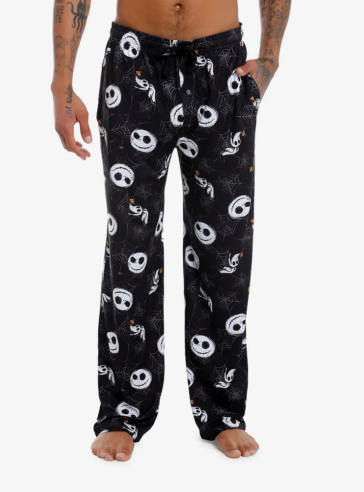 The Nightmare Before Christmas Jack Spiderweb Pajama Pants