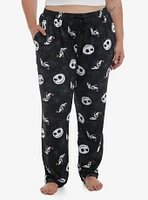 The Nightmare Before Christmas Jack Spiderweb Pajama Pants Plus