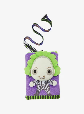 Beetlejuice Plush Lanyard With Cardholder