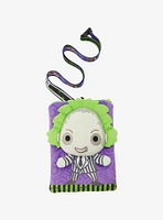 Beetlejuice Plush Lanyard With Cardholder