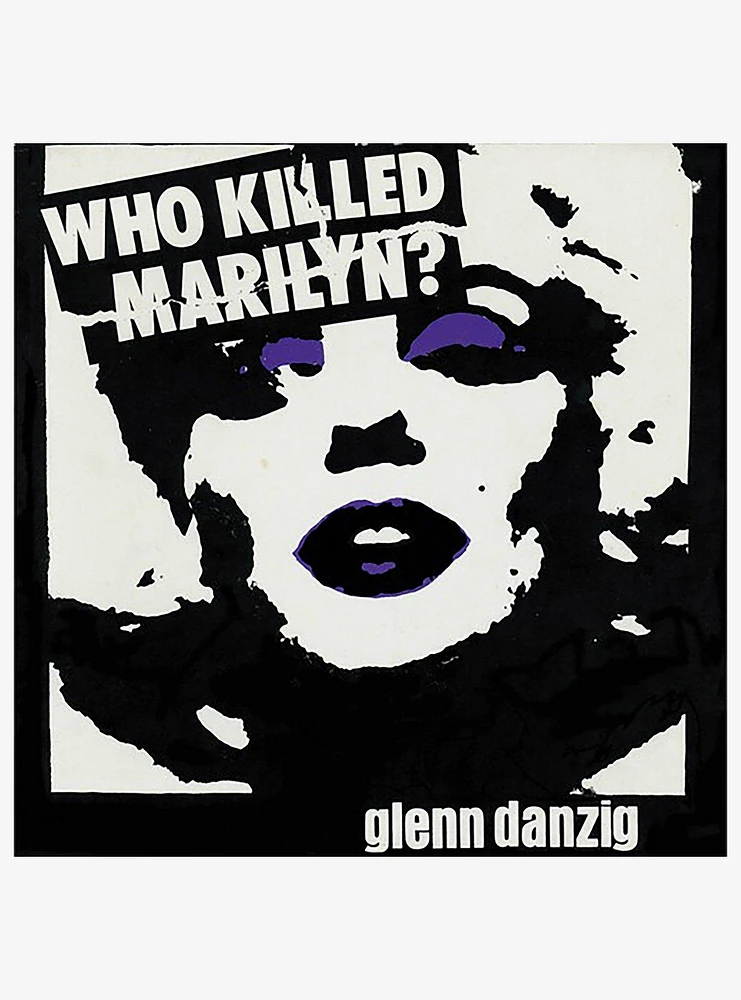 Glenn Danzig Who Killed Marilyn? (White/Purple/Black Splatter) Vinyl LP