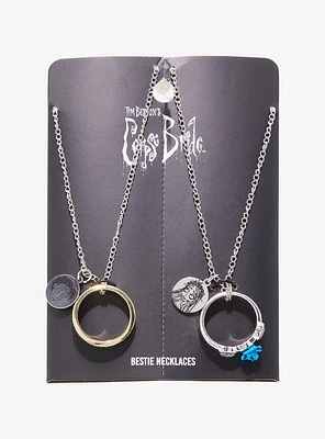 Corpse Bride Victor & Emily Ring Best Friend Necklace Set