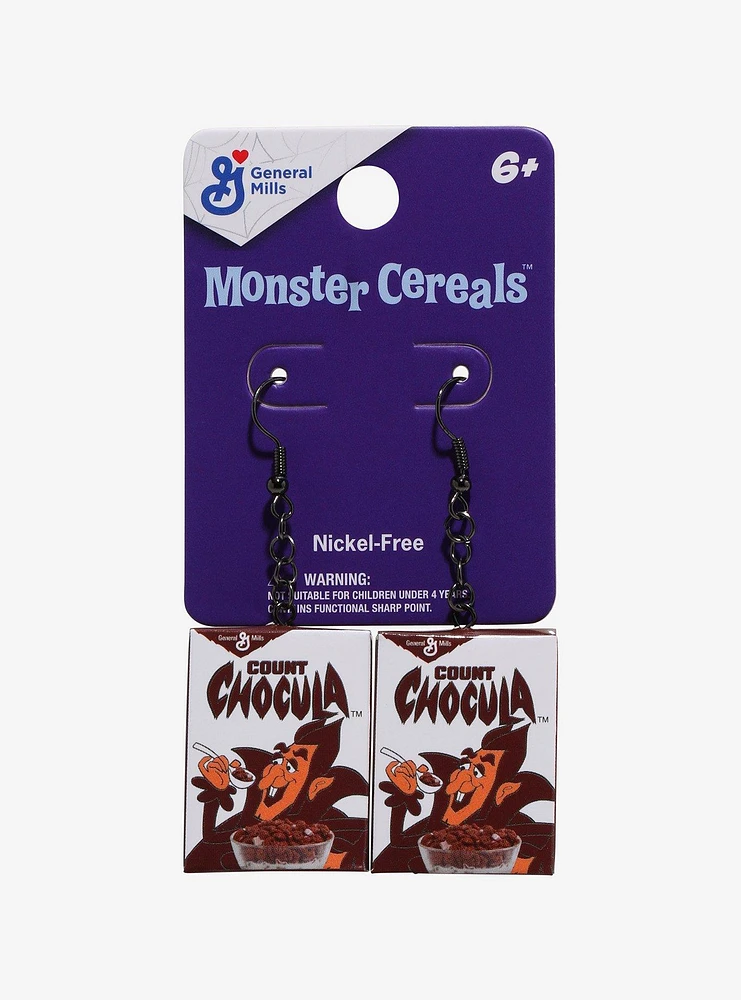 Monster Cereals Count Chocula Earrings