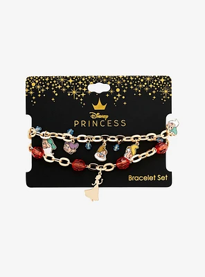 Disney Snow White And The Seven Dwarfs Charm Bracelet Set