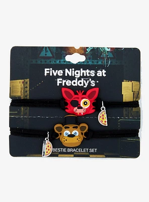 Five Nights At Freddy's Foxy & Freddy Best Friend Cord Bracelet Set