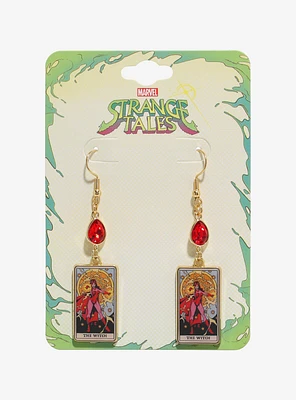 Marvel Strange Tales The Witch Tarot Card Earrings