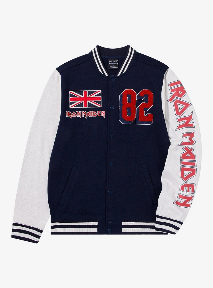 Iron Maiden Number Of The Beast Varsity Jacket