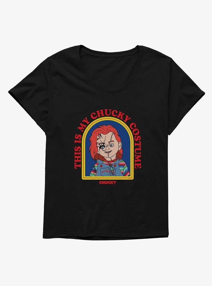 Chucky This Is My Costume Girls T-Shirt Plus