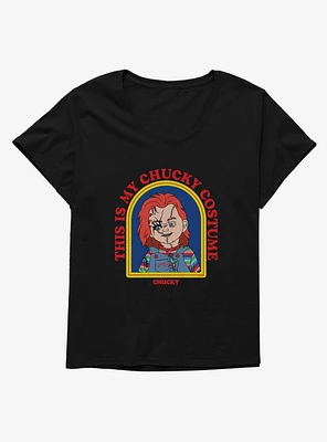 Chucky This Is My Costume Girls T-Shirt Plus