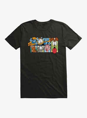 Garfield Characters Boxes  T-Shirt