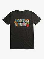 Garfield Characters Boxes  T-Shirt
