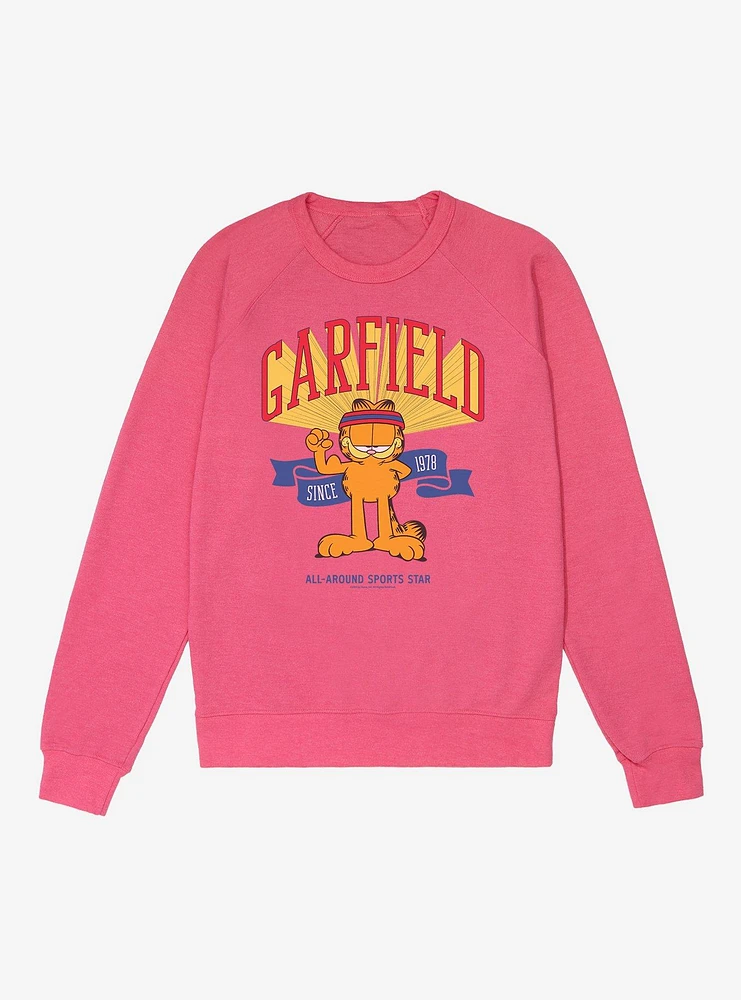 Garfield Sports Star French Terry Sweatshirt