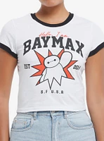 Disney Big Hero 6 Baymax Ringer Girls Baby T-Shirt