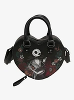 The Nightmare Before Christmas Jack & Sally Hear Figural Crossbody Bag