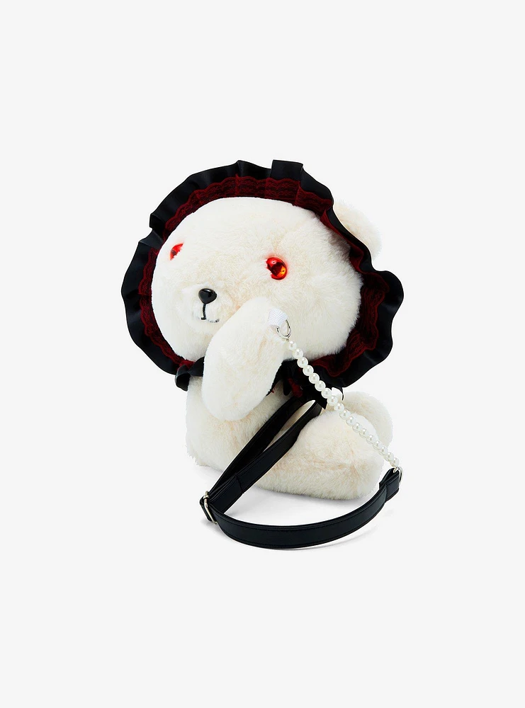 Lolita Teddy Bear Plush Crossbody Bag