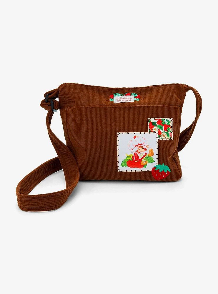 Strawberry Shortcake Patches Corduroy Messenger Bag