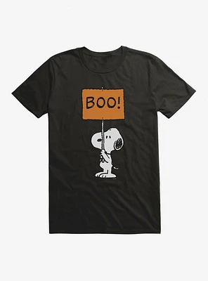 Peanuts Snoopy Boo Sign T-Shirt