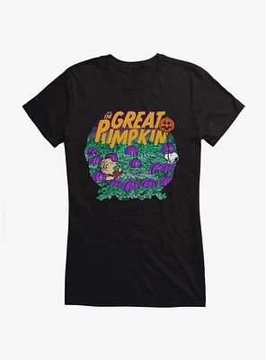 Peanuts The Great Pumpkin Girls T-Shirt