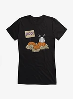 Peanuts Snoopy Pumpkin Patch Boo Girls T-Shirt