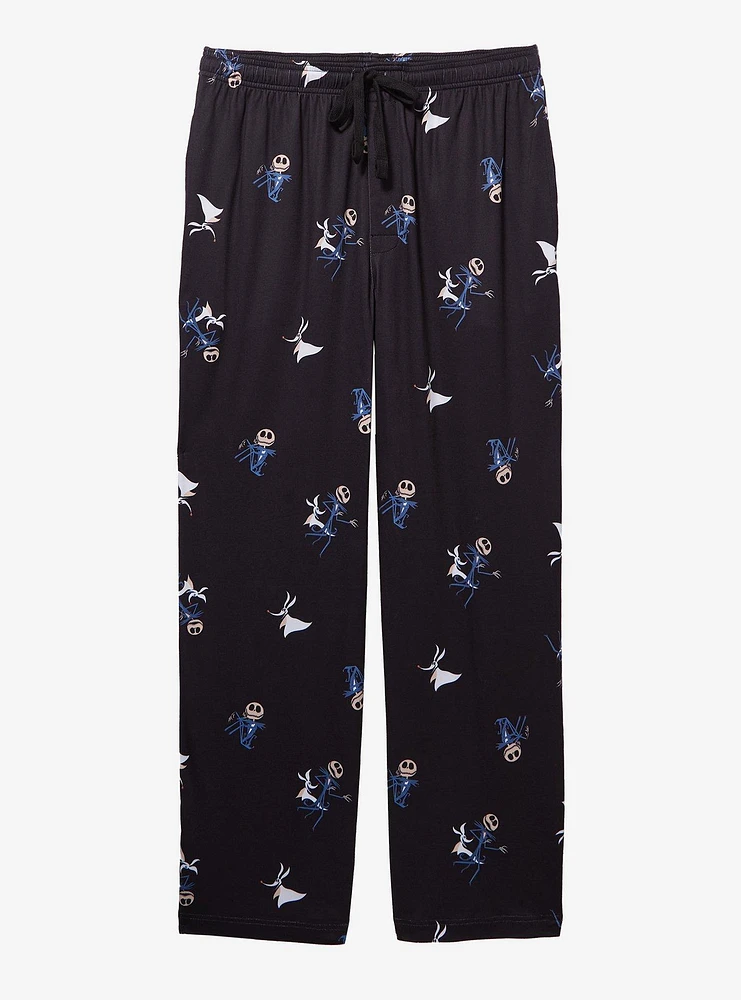 Disney The Nightmare Before Christmas Jack Skellington & Zero Allover Print Sleep Pants — BoxLunch Exclusive