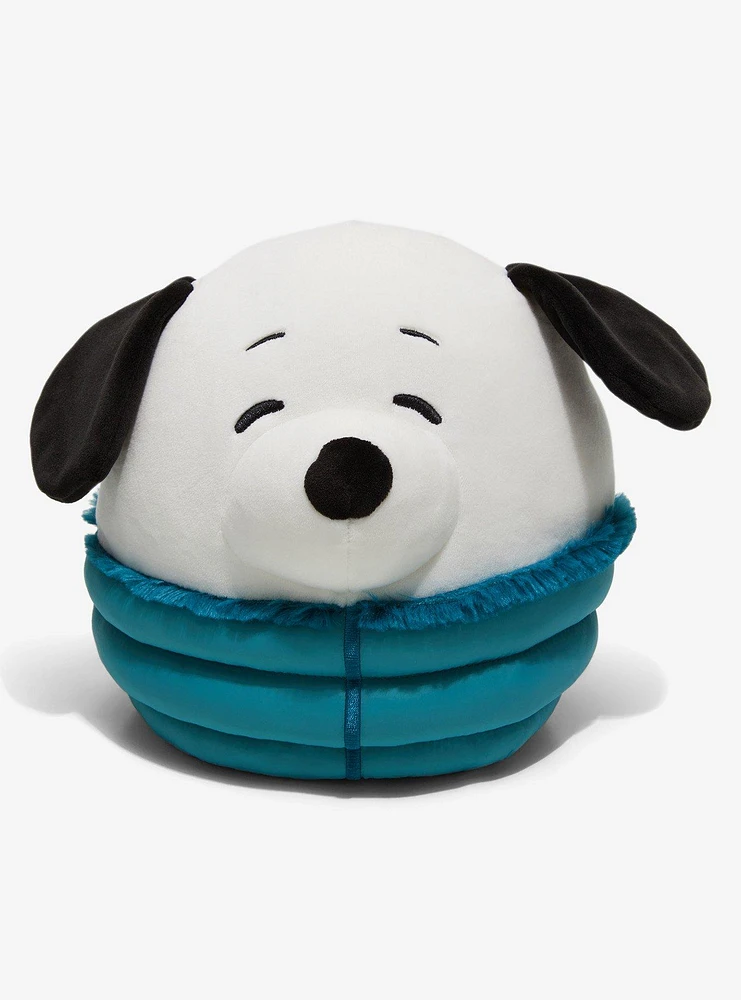 Squishmallows Peanuts Puffer Jacket Snoopy 8 Inch Plush