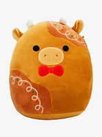 Squishmallows Jericho the Gingerbread Cow 12 Inch Plush