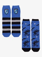 Harry Potter Ravenclaw Icon Stripe Cozy Socks 2 Pair