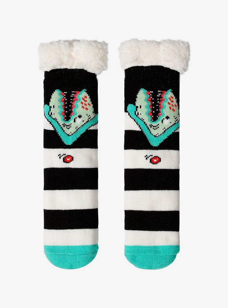 Beetlejuice Sandworm Cozy Socks