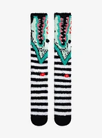 Beetlejuice Sandworm Fuzzy Knee-High Socks