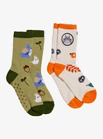 Studio Ghibli® My Neighbor Totoro Leaves Cozy Slipper Socks 2 Pair