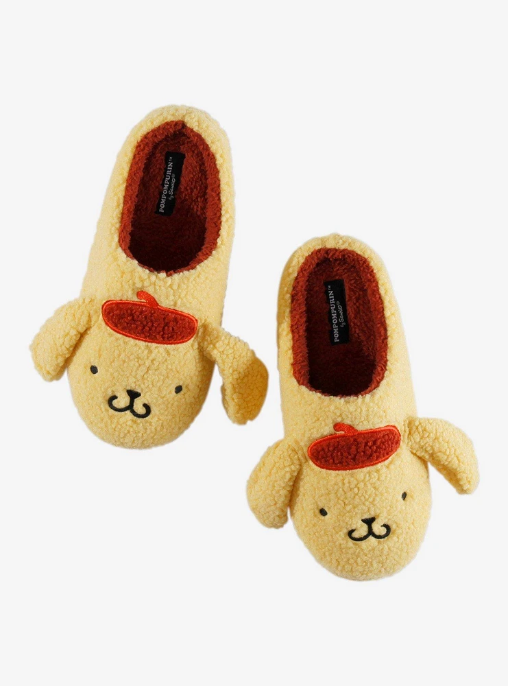 Pompompurin Fuzzy Slippers