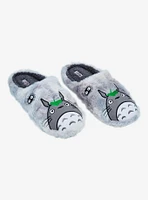 Studio Ghibli® My Neighbor Totoro Fuzzy Grey Wash Slippers