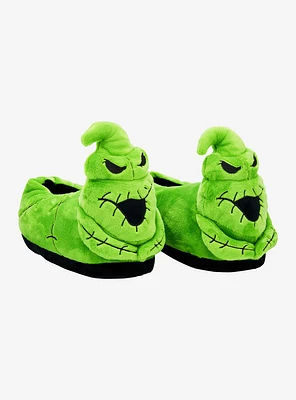 The Nightmare Before Christmas Oogie Boogie Plush Slippers Hot Topic Exclusive