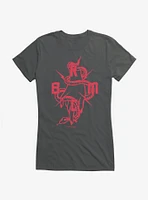 Black Rebel Motorcycle Club Snake Hand Girls T-Shirt