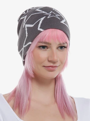 Grey Star Beanie