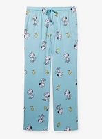 Peanuts Snoopy & Woodstock Allover Print Sleep Pants — BoxLunch Exclusive