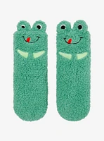 Frog Sherpa Cozy Slipper Socks