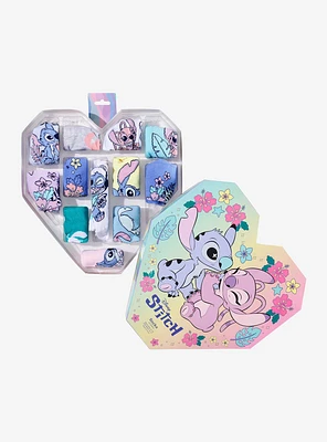 Disney Stitch & Angel 12 Days Of Socks Gift Set